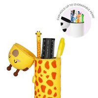 2 in 1 Silicone Pencil Case - Kawaii Giraffe