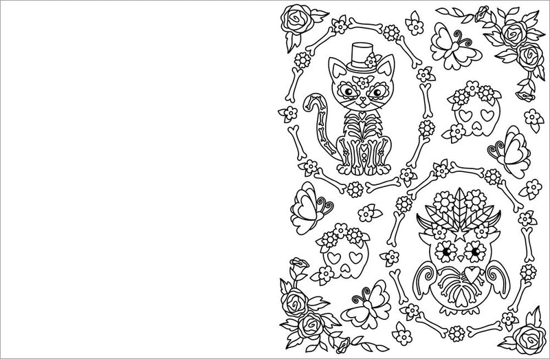 Spooky Cuties Colouring Book