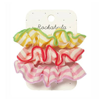 Candy Stripe 3 Pack scrunchies