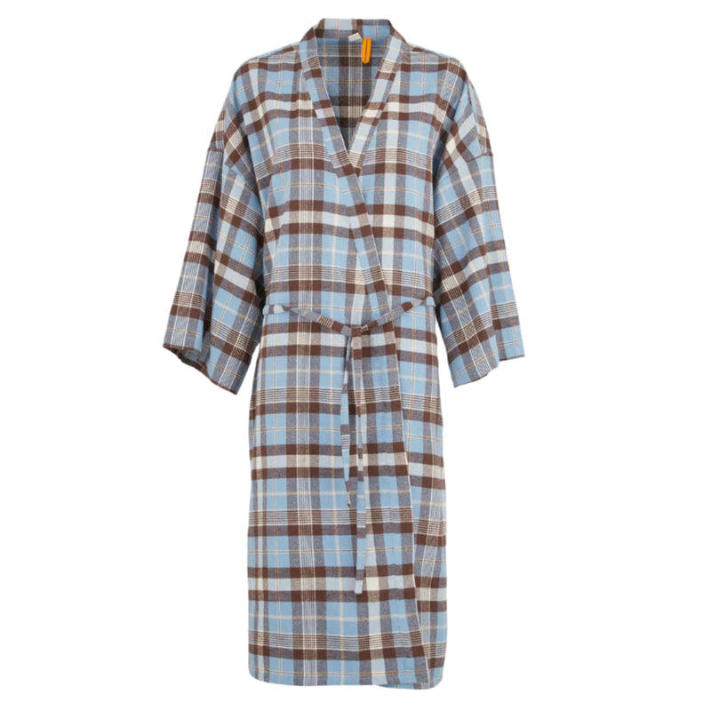 Flannel Leonora Kimono - Blue
