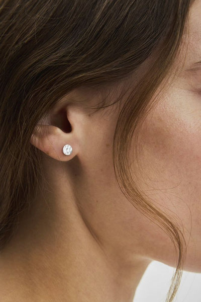 Dot Earsticks - Silver Plated