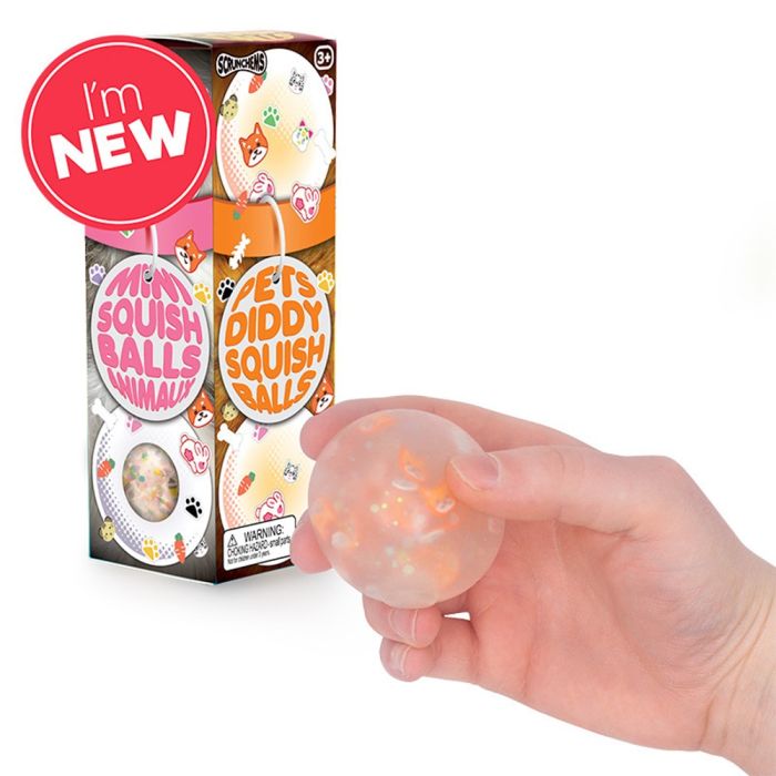 Scrunchems Pets Squish Balls 3 Pack