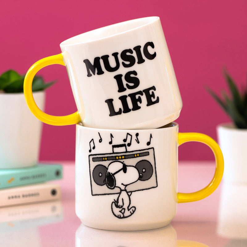 Peanuts Music is Life Mug