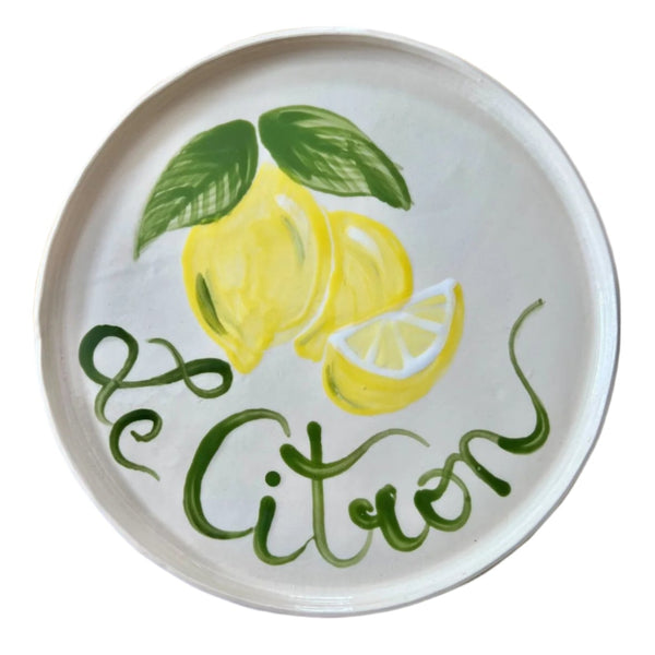 Le Citron Plate - Large