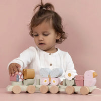 Stacking Train - Flowers and Butterflies