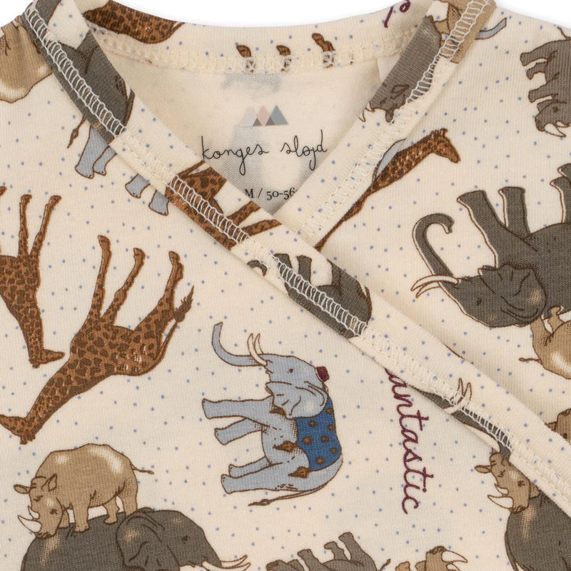 Konges Sløjd - Newborn Onesie - Elephantastic