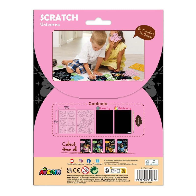 Scratch with Stencil - Unicorns