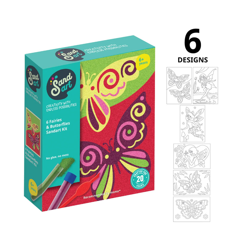 Sandart Cute Animals 6 Pack