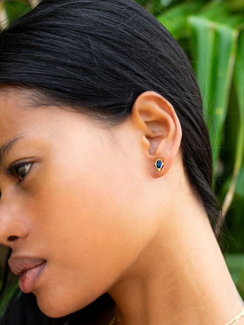 Indus Sapphire Studs