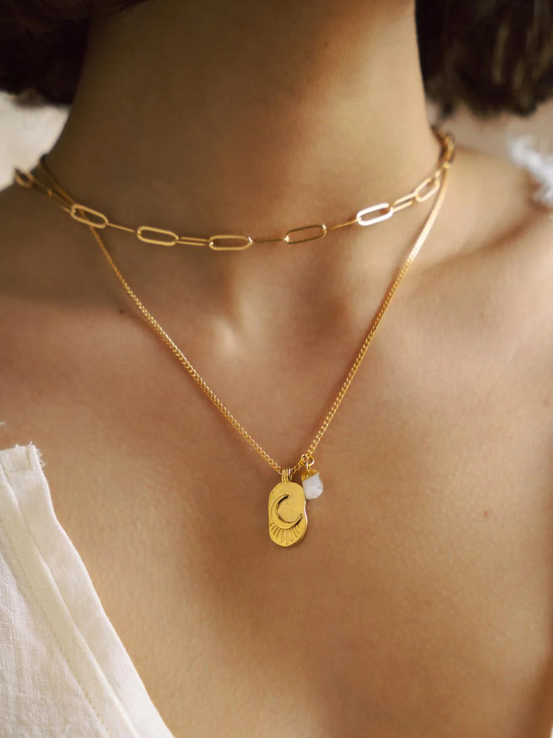 Luna Moonstone Necklace