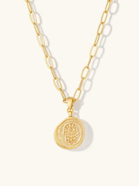 Palma Hamsa Hand Necklace
