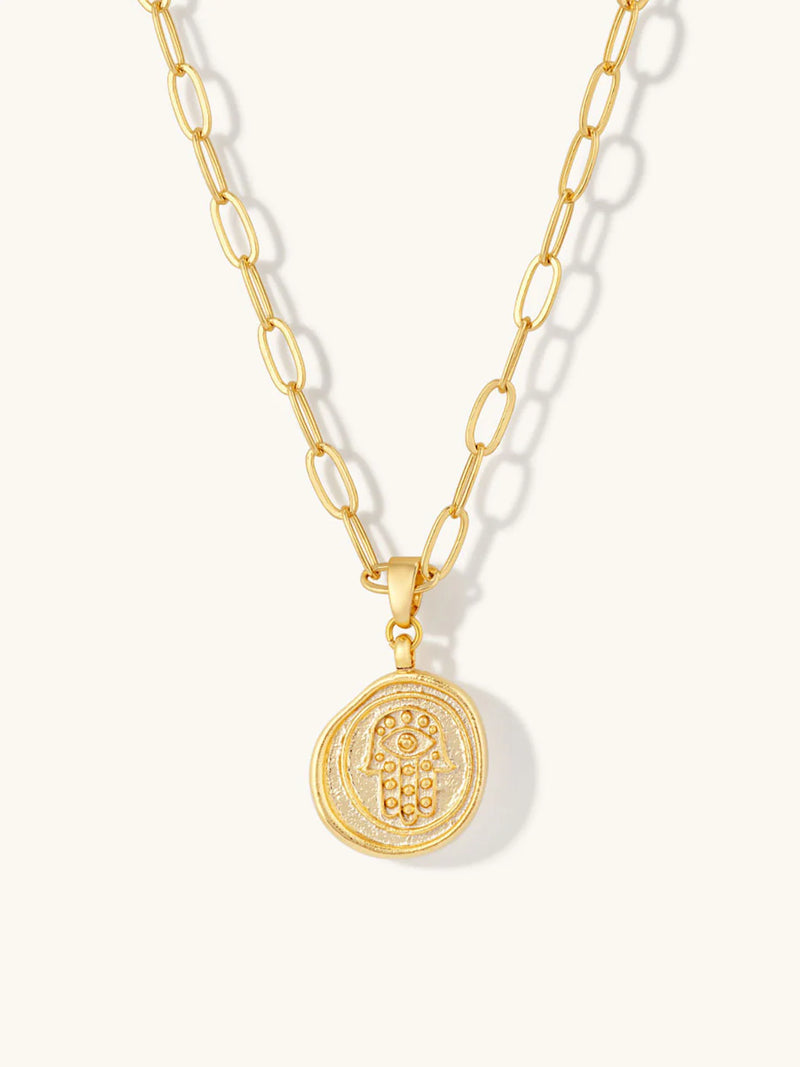 Palma Hamsa Hand Necklace