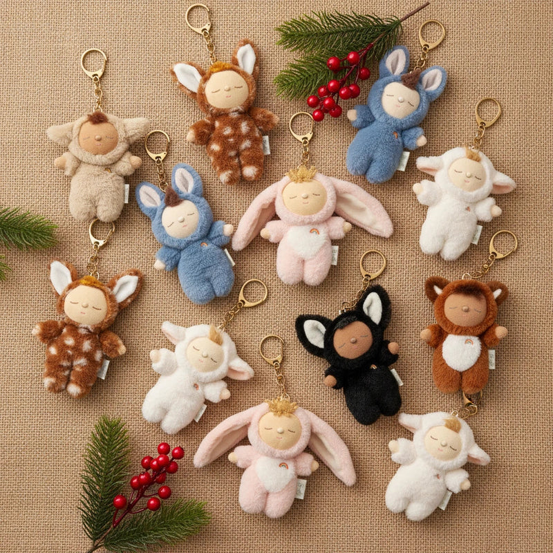 Cozy Bag Charm - Lamby Pip