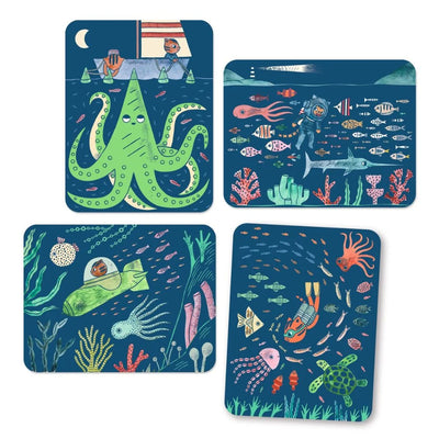Djeco Magic Painting Reveal - In The Ocean