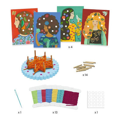 Wool Flower Weaving Kit
