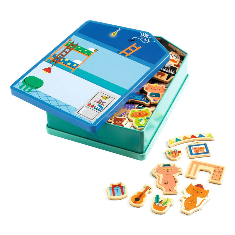 Djeco Wooden Magnetic House