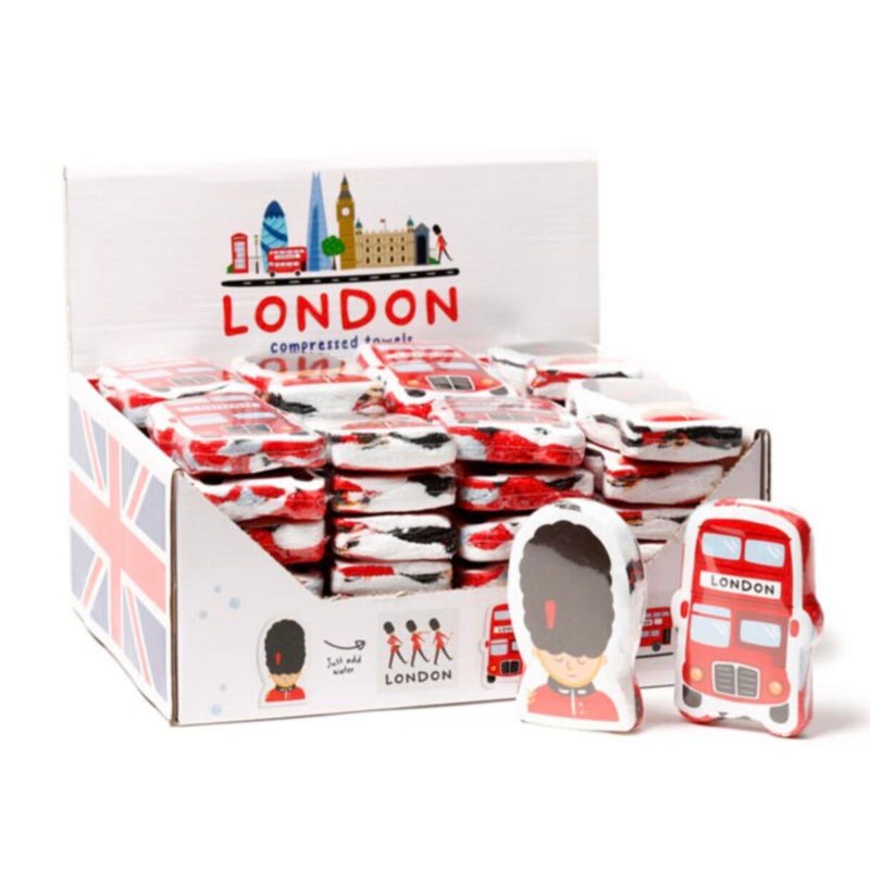 London Icons Compressed Travel Towel
