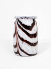 Splash Vase Roll Neck - Coffee and White - XS