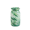 Splash Vase Roll Neck - Green Swirl - S