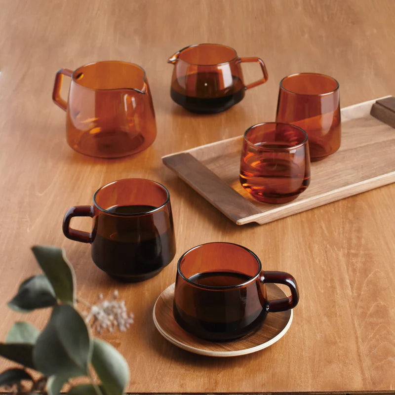 Sepia Cup & Saucer: 270ml - Amber
