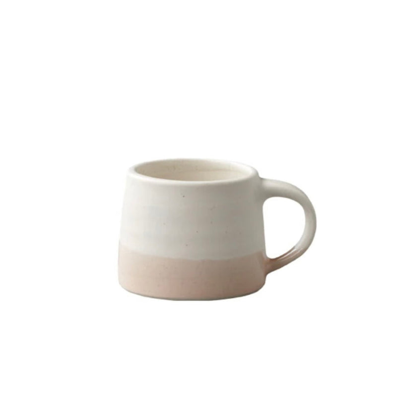 Slow Coffee Style Mug - White x Pink Beige - 110ml