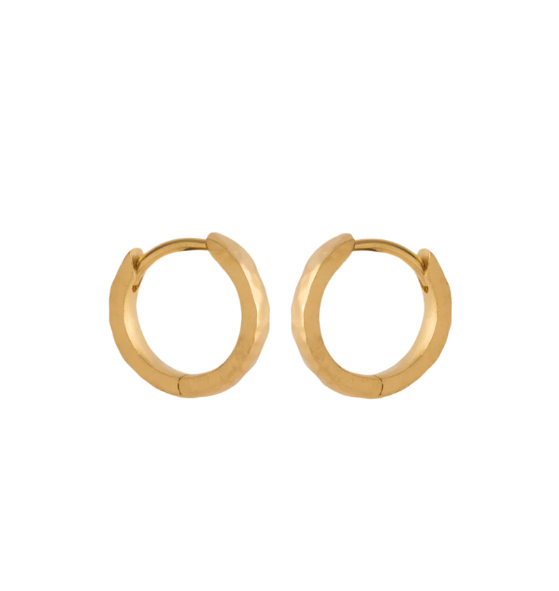 Poetry Huggies - Gold Plated