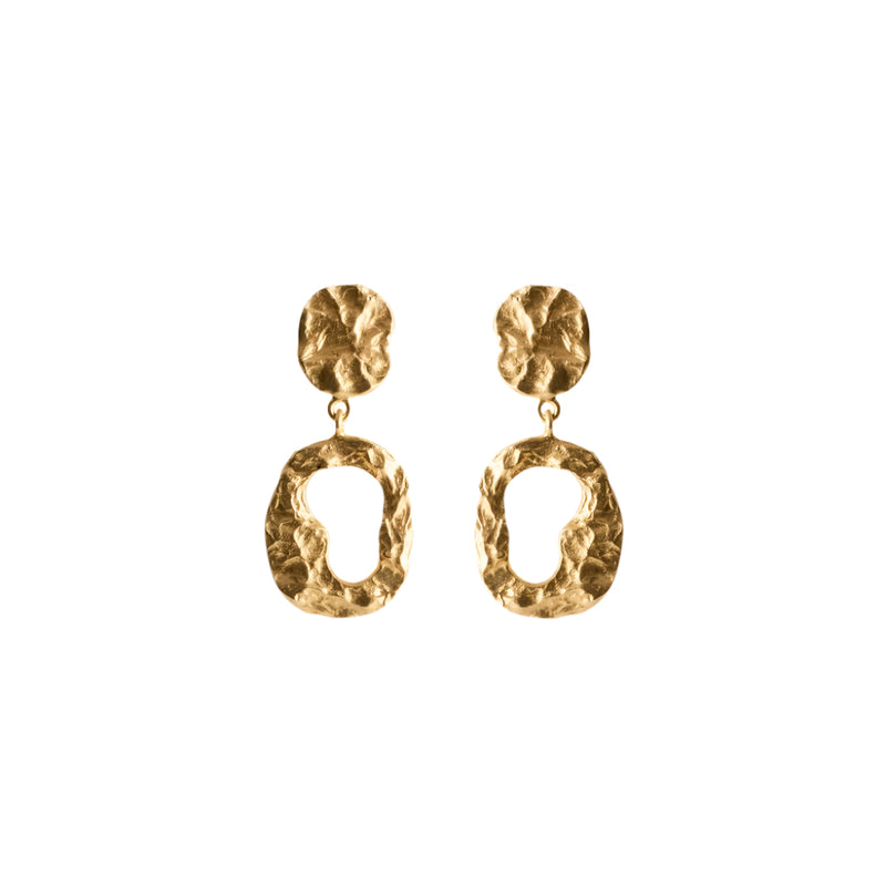 Cloud Earrings - Gold Plated