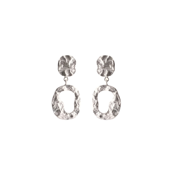 Cloud Earrings - Silver