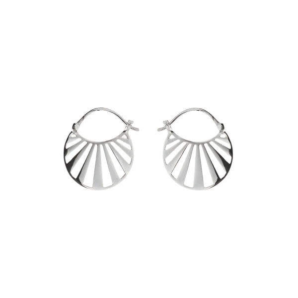 Small Misty Light Earrings - Silver