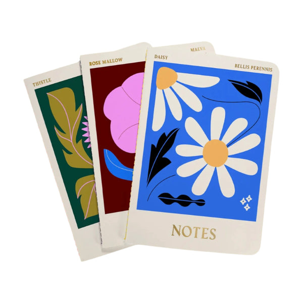 Columbia Road Stitched Notebooks - Set Of 3