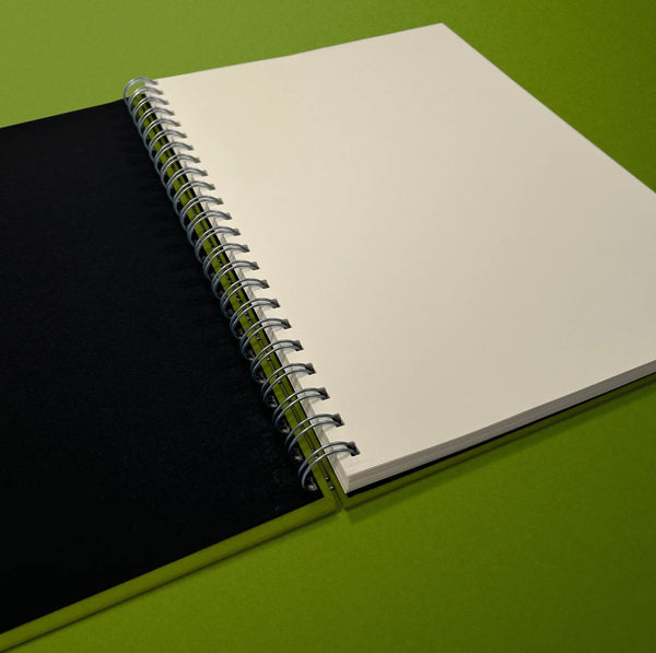 A4 Spiral Bound Sketchbook - Khaki
