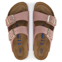 Arizona Soft Footbed Nubuck Leather - Old Rose