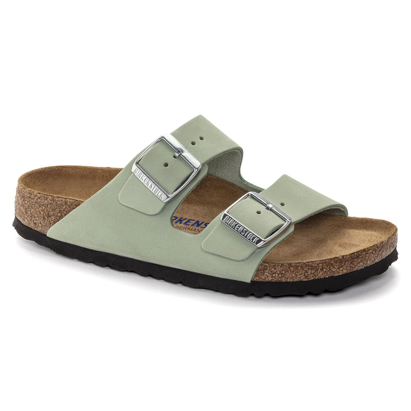 Arizona Soft Footbed Nubuck Leather - Matcha