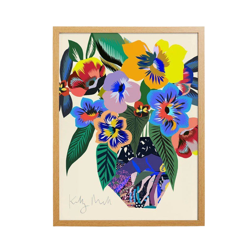 Purple Vase A4 Fine Art Giclèe Print