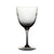 Smoky Wine Glasses with Ovals Design - Set of 4