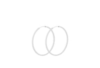 Small Orbit Hoops - Silver