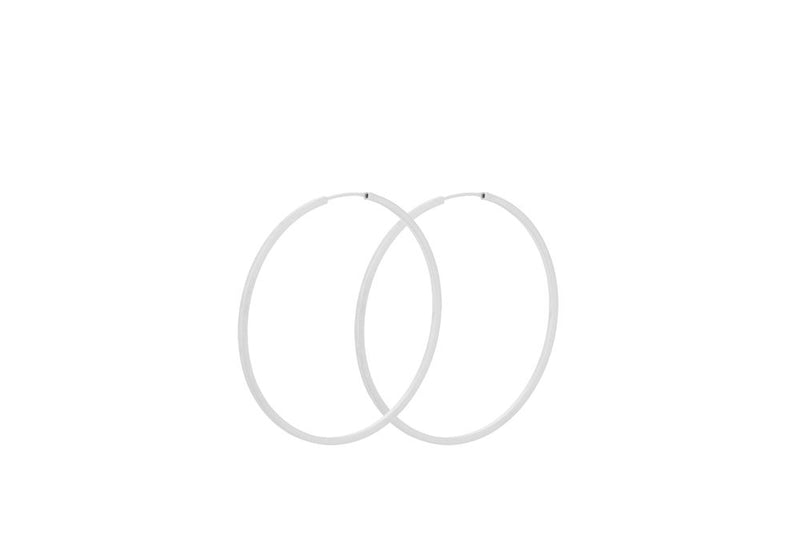 Orbit Hoops - Silver