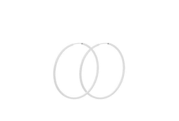 Orbit Hoops - Silver