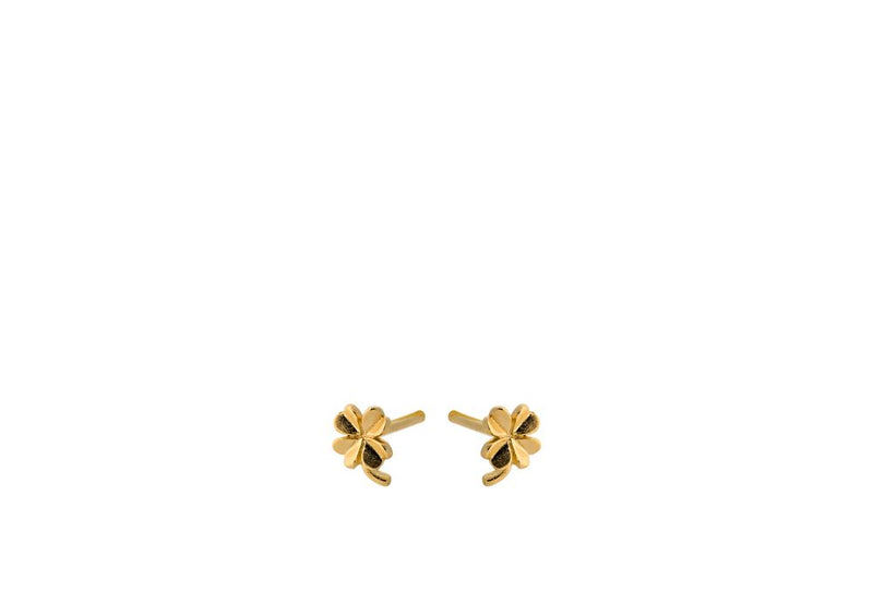 Mini Clover Earsticks - Gold Plated