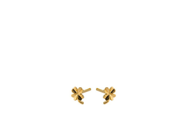 Mini Clover Earsticks - Gold Plated