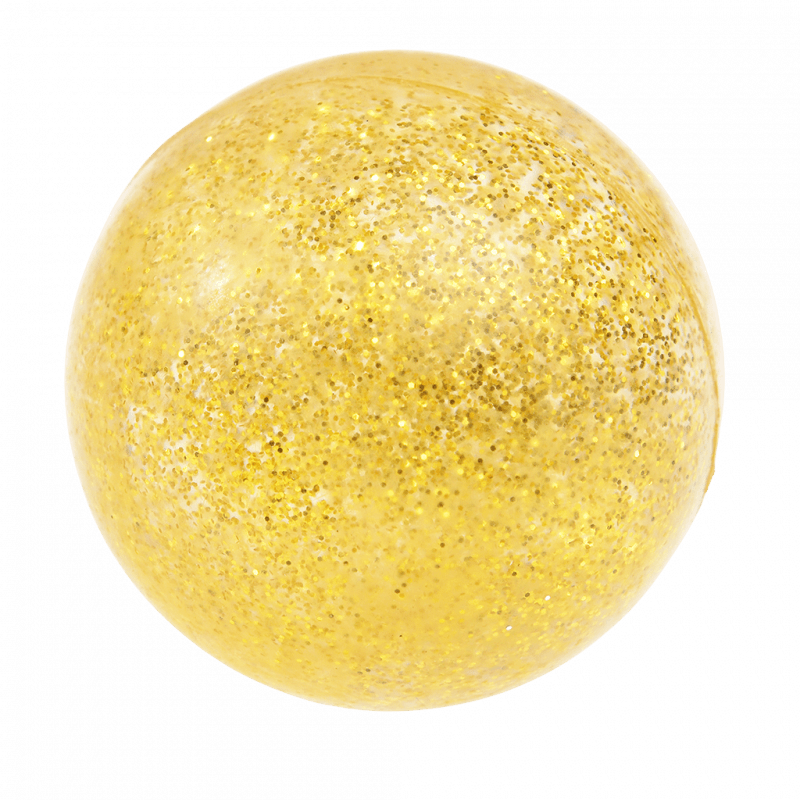 Gold Glitter Bouncy Ball