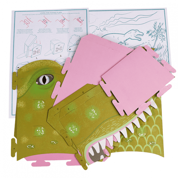 Rex Make Your Own Dinosaur Head Gently Elephant