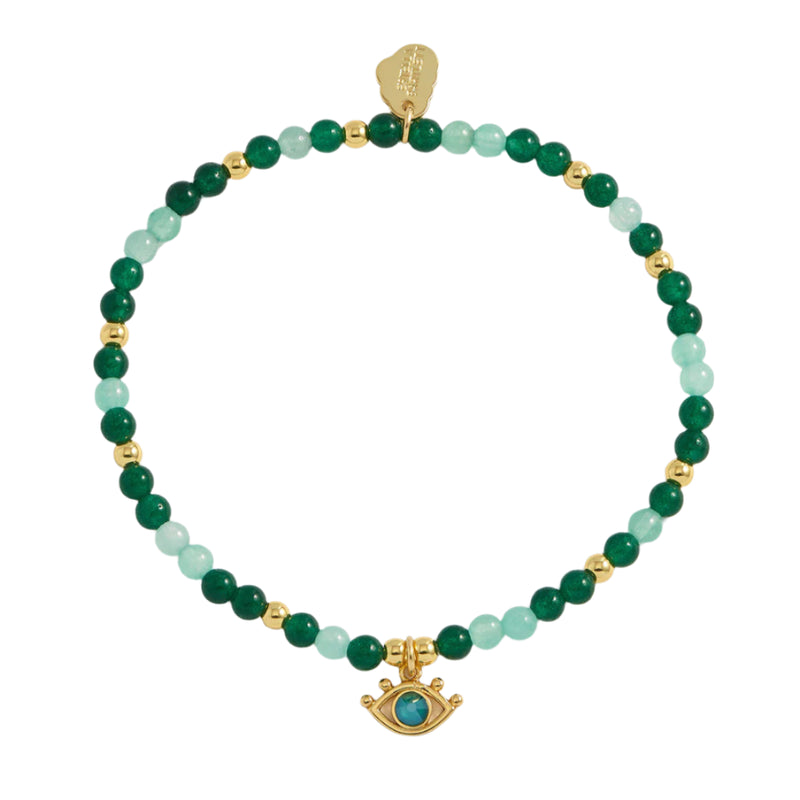 Evil Eye Bracelet - Gold Plated