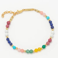 Multi Colour Gemstone Bracelet