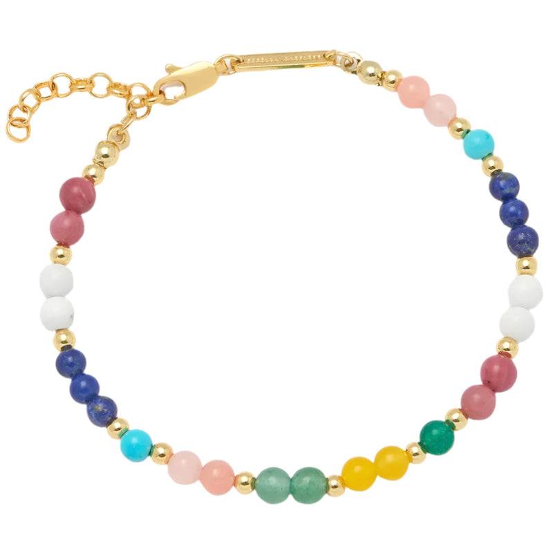 Multi Colour Gemstone Bracelet