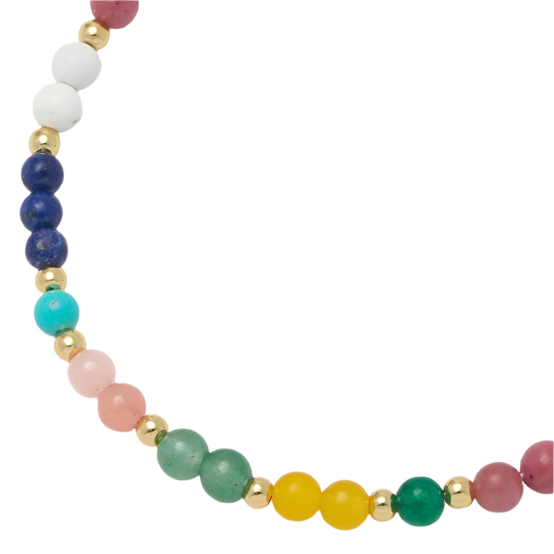 Multi Colour Gemstone Bracelet