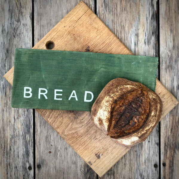 Beeswax Bread Bag - Green