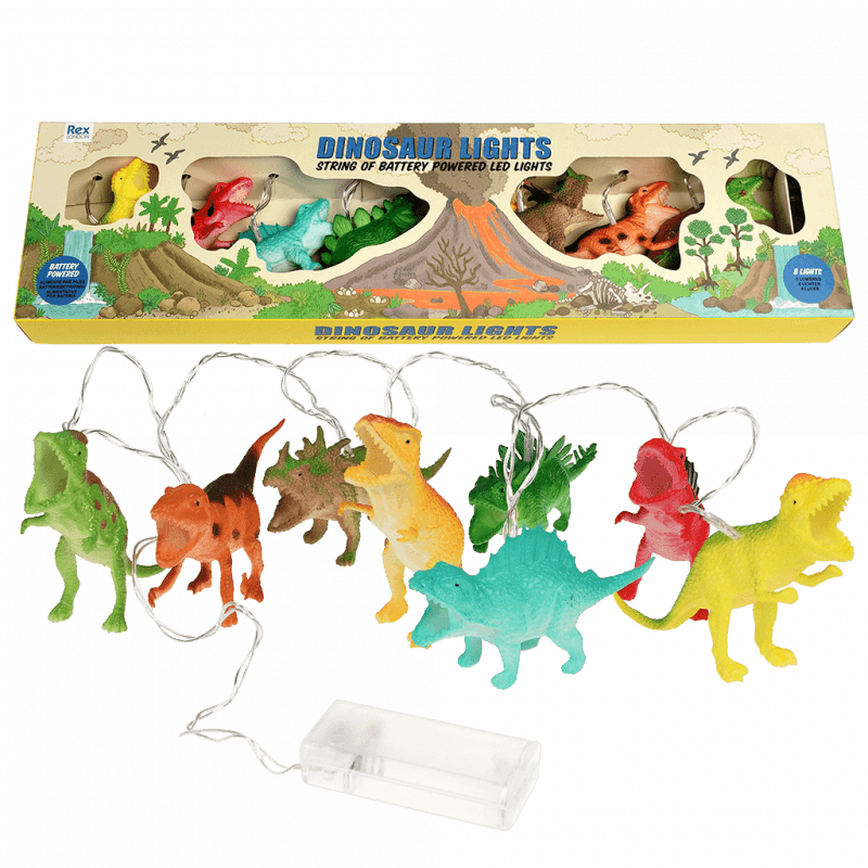 Prehistoric Land String of Dinosaur Lights