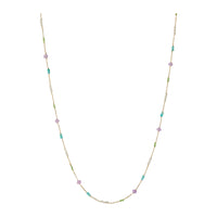 Sea Colour Necklace - Gold Plated