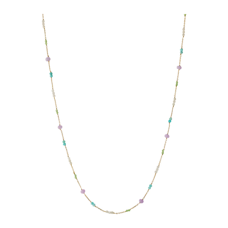 Sea Colour Necklace - Gold Plated